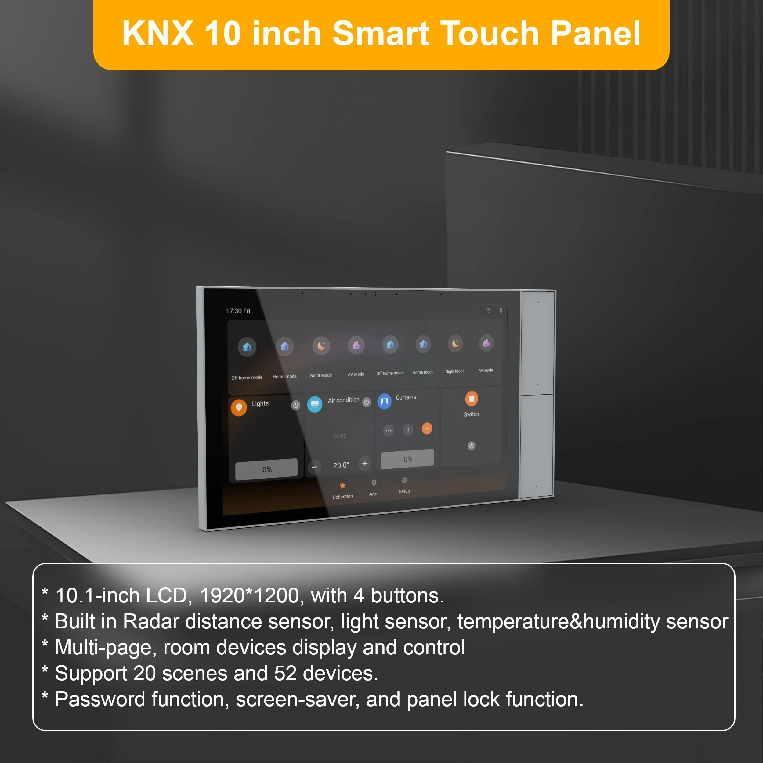 Smart Home Controller - 2026 Smart Touch Panel for Bus