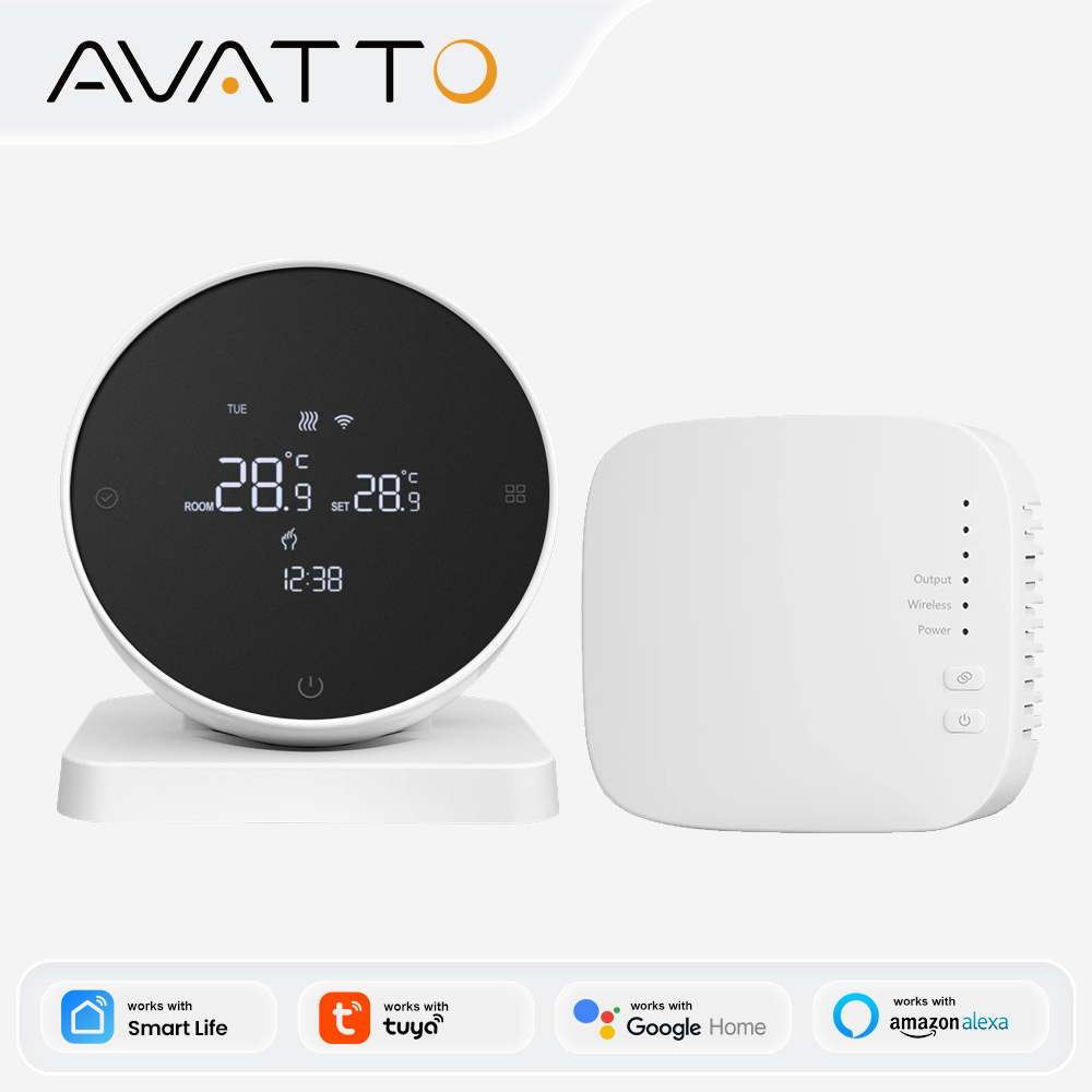 Smart Home Thermostat - AVATTO WiFi Smart Thermostat，RF Wireless Receiver