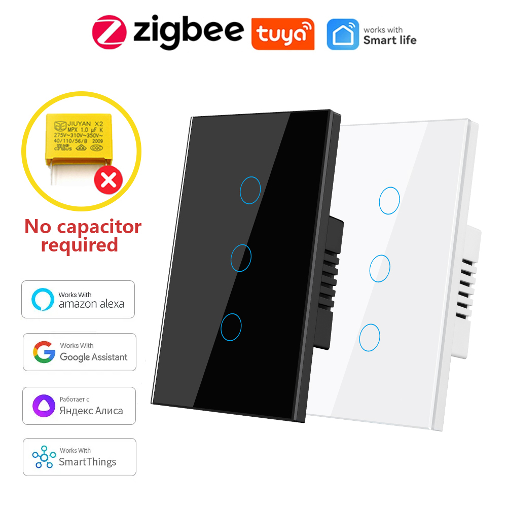 Smart Home Voice Control - Tuya Zigbee Smart Switch US Standard