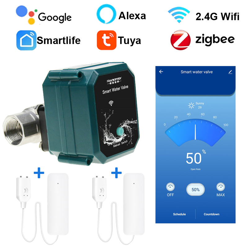 Wifi Water Sensor - Tuya Zigbee Wifi Valve 0% To