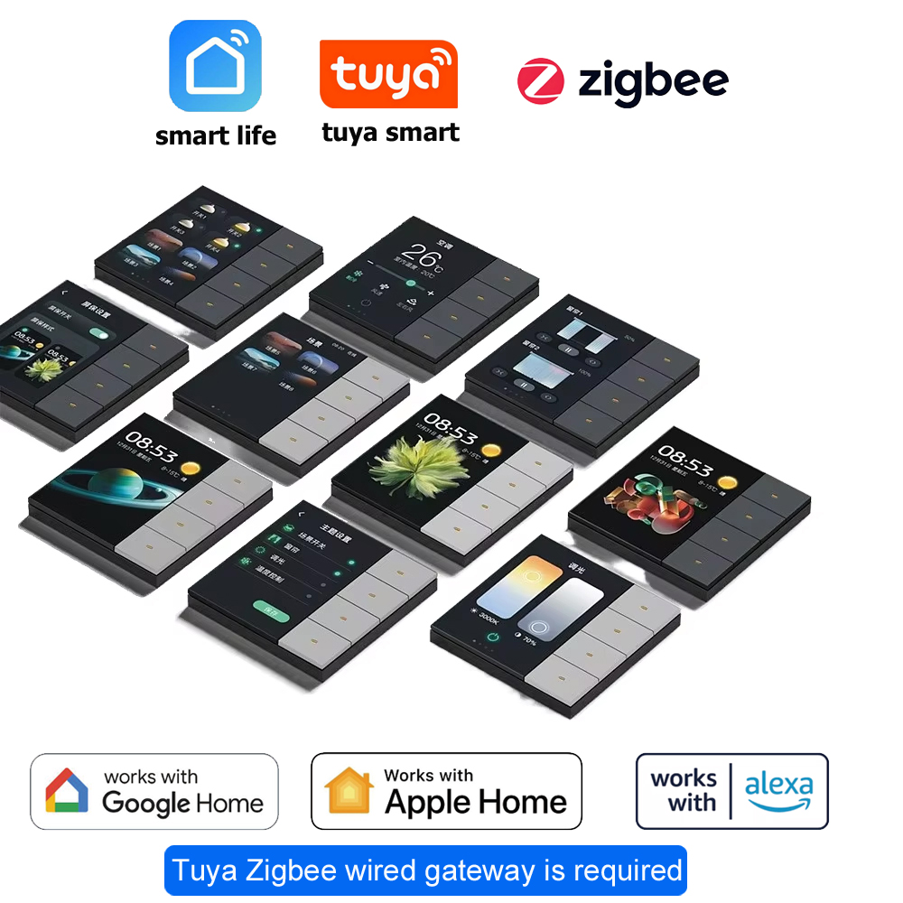 Smart Home Voice Control - Tuya Zigbee Smart Switch 4 Gang