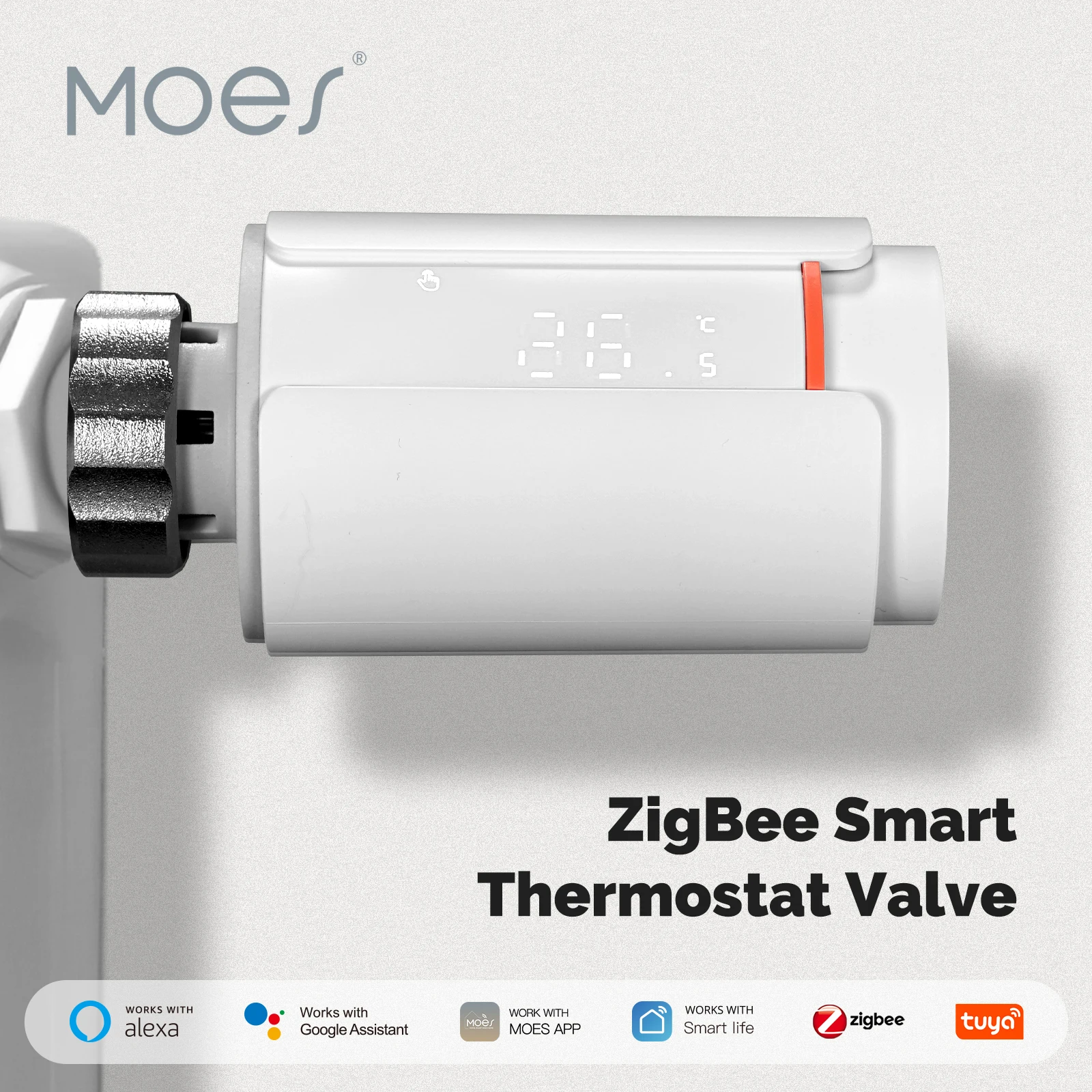 Smart Home Thermostat - MOES Tuya Smart ZigBee Thermostatic Radiator