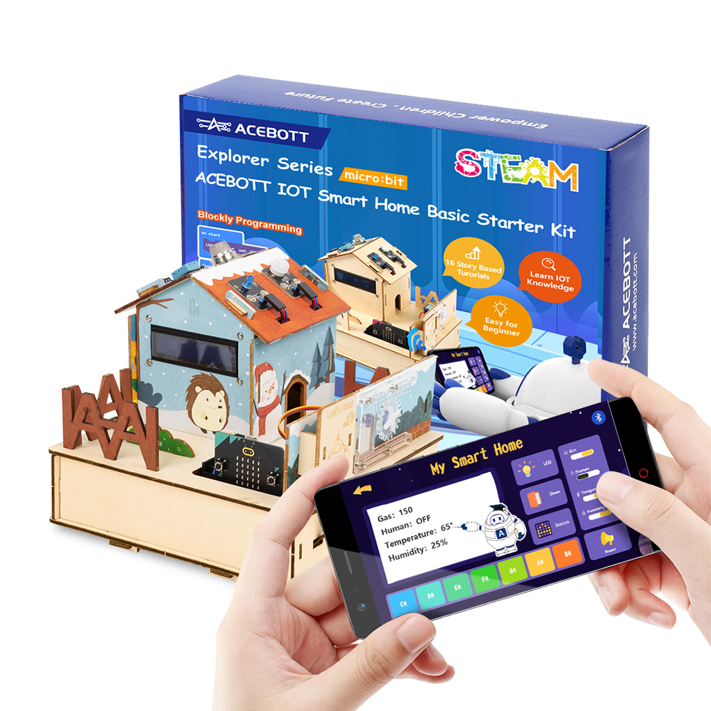 Smart Home Micro Bit - ACEBOTT Learning Kit Microbit Smart Home