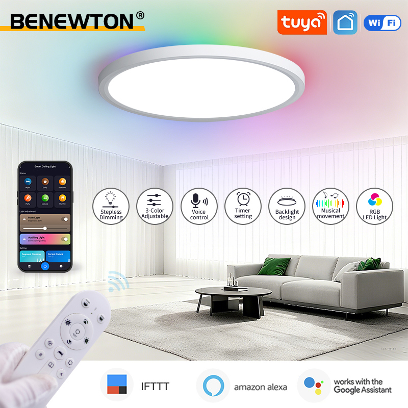 Smart Home For Pc - BENEWTON Tuya Smart WiFi Ceiling Light
