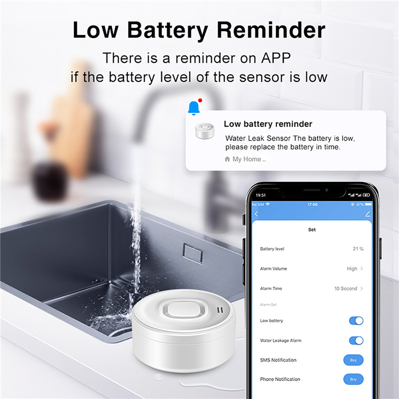 Tuya Smart WIFI Water Leak Sen – Wifi Water Sensor recenzja i cena