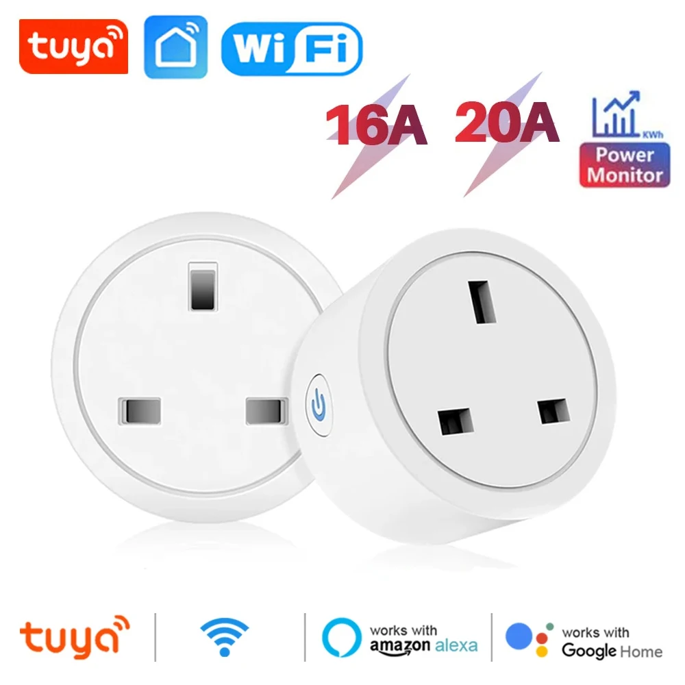 20A 16A UK Plug TUYA WIFI Smar – Smart Home Elements recenzja i cena