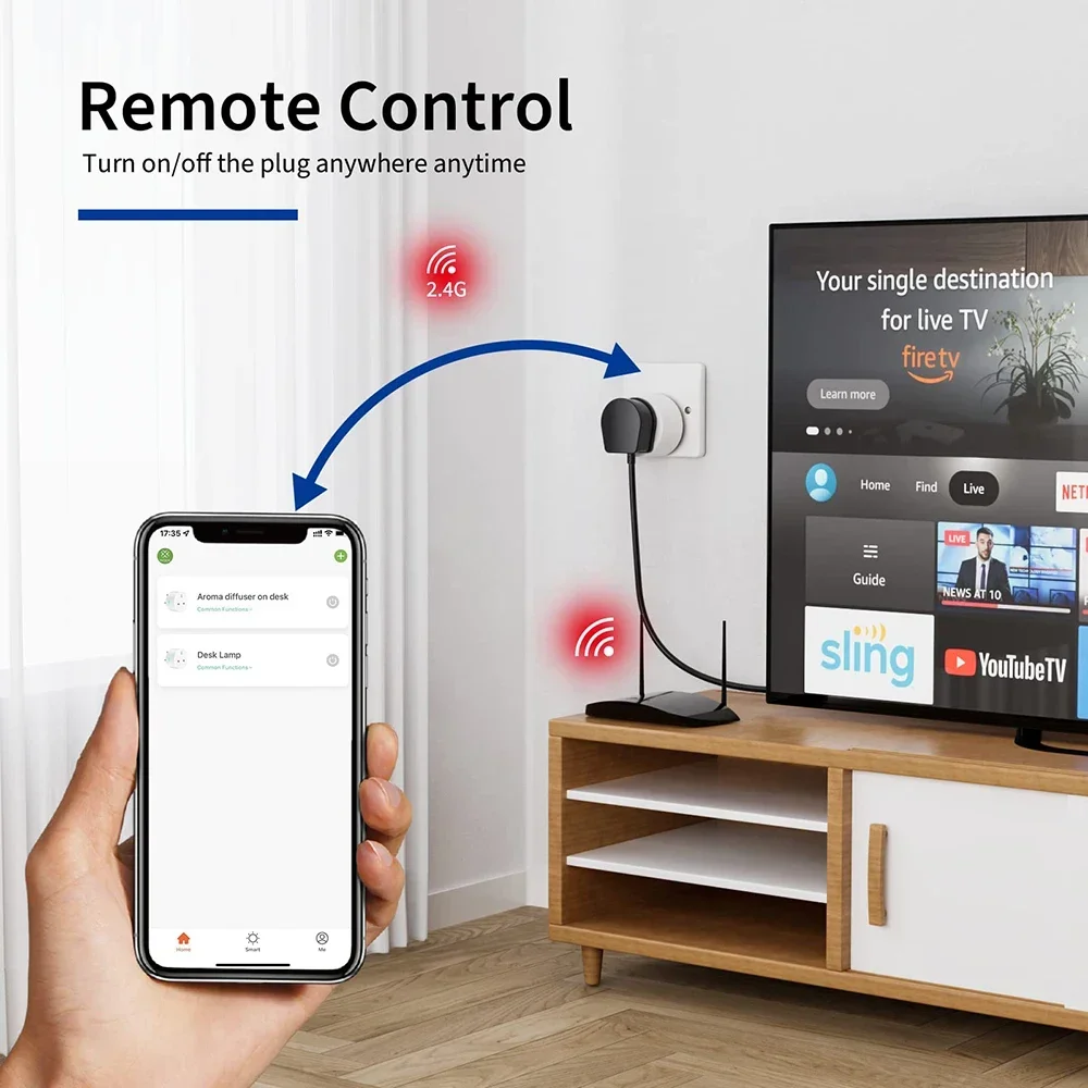 20A 16A UK Plug TUYA WIFI Smar – Smart Home Elements recenzja i cena