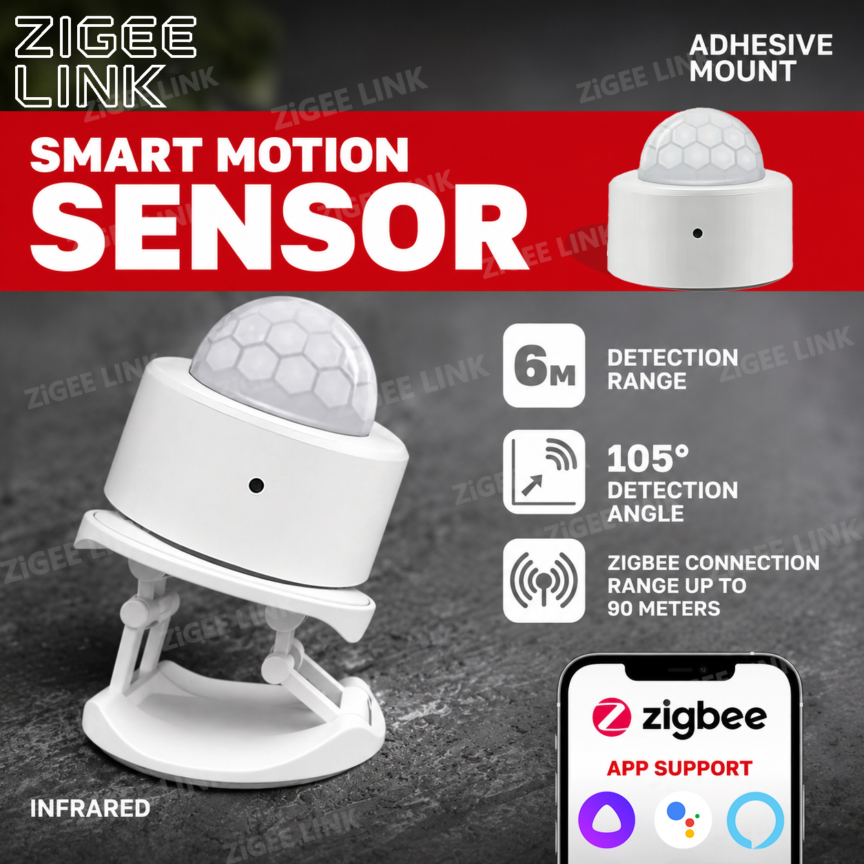 Zigbee PIR Motion Sensor Human – Zigbee Motion Sensor recenzja i cena