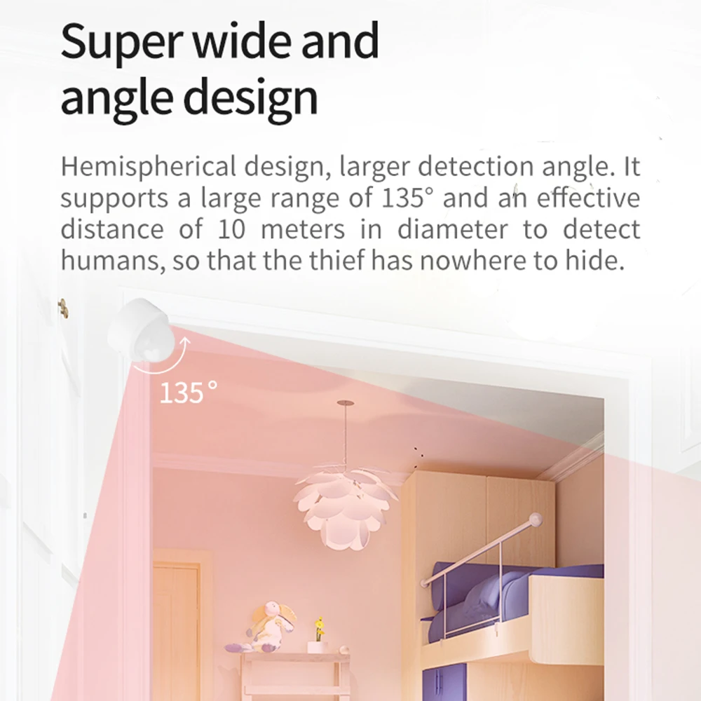 Haozee 2 in 1 Zigbee Mini PIR  – Zigbee Motion Sensor recenzja i cena