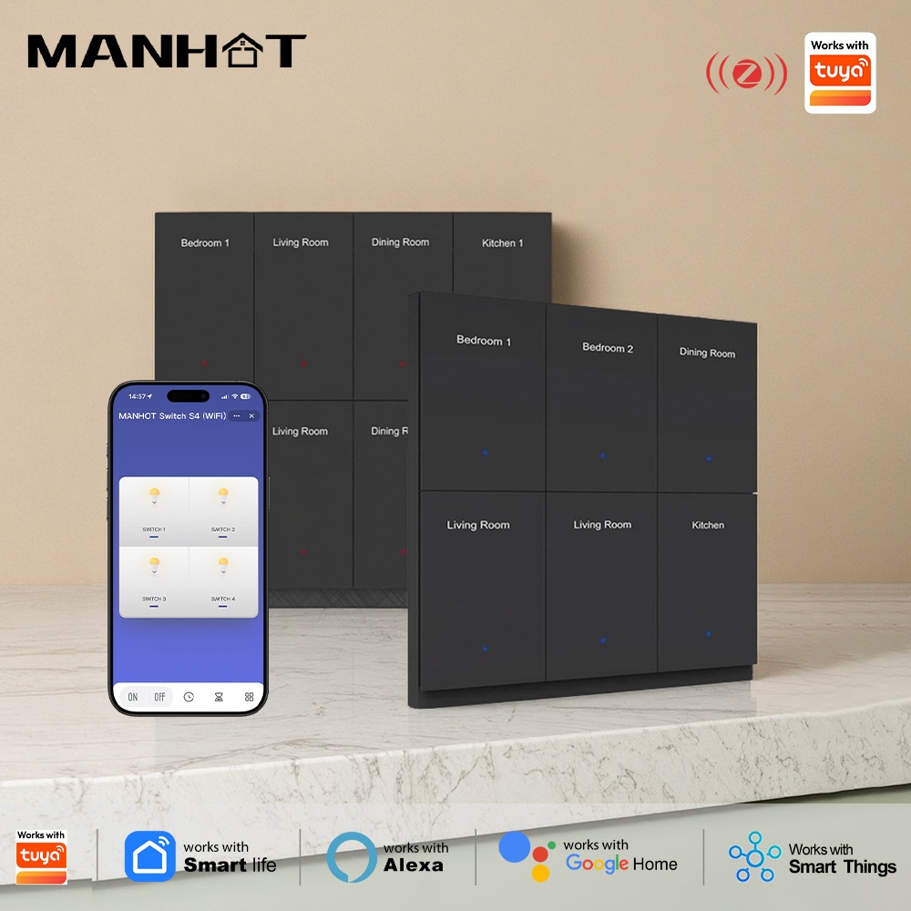 Manhot DIY Name Switch Zigbee  – Smart Home Voice Control recenzja i cena