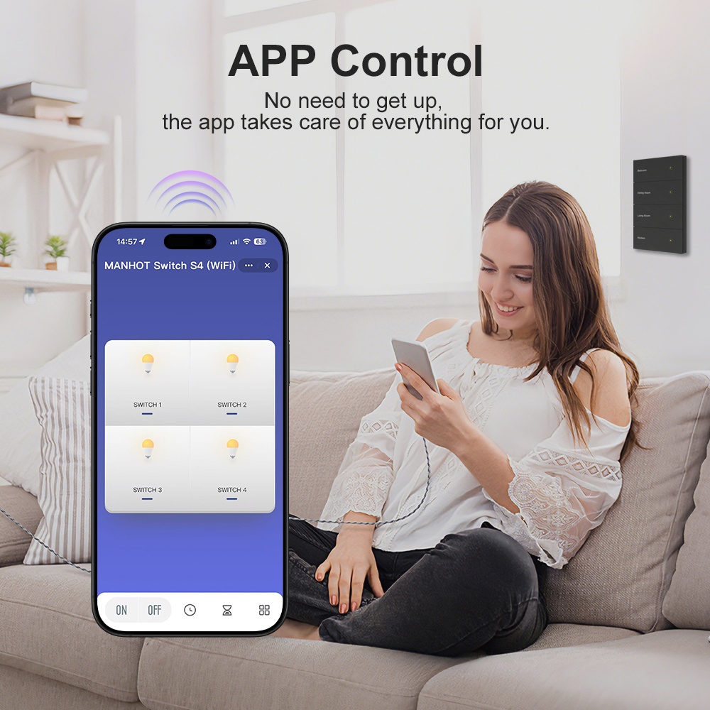 Manhot DIY Name Switch Zigbee  – Smart Home Voice Control recenzja i cena