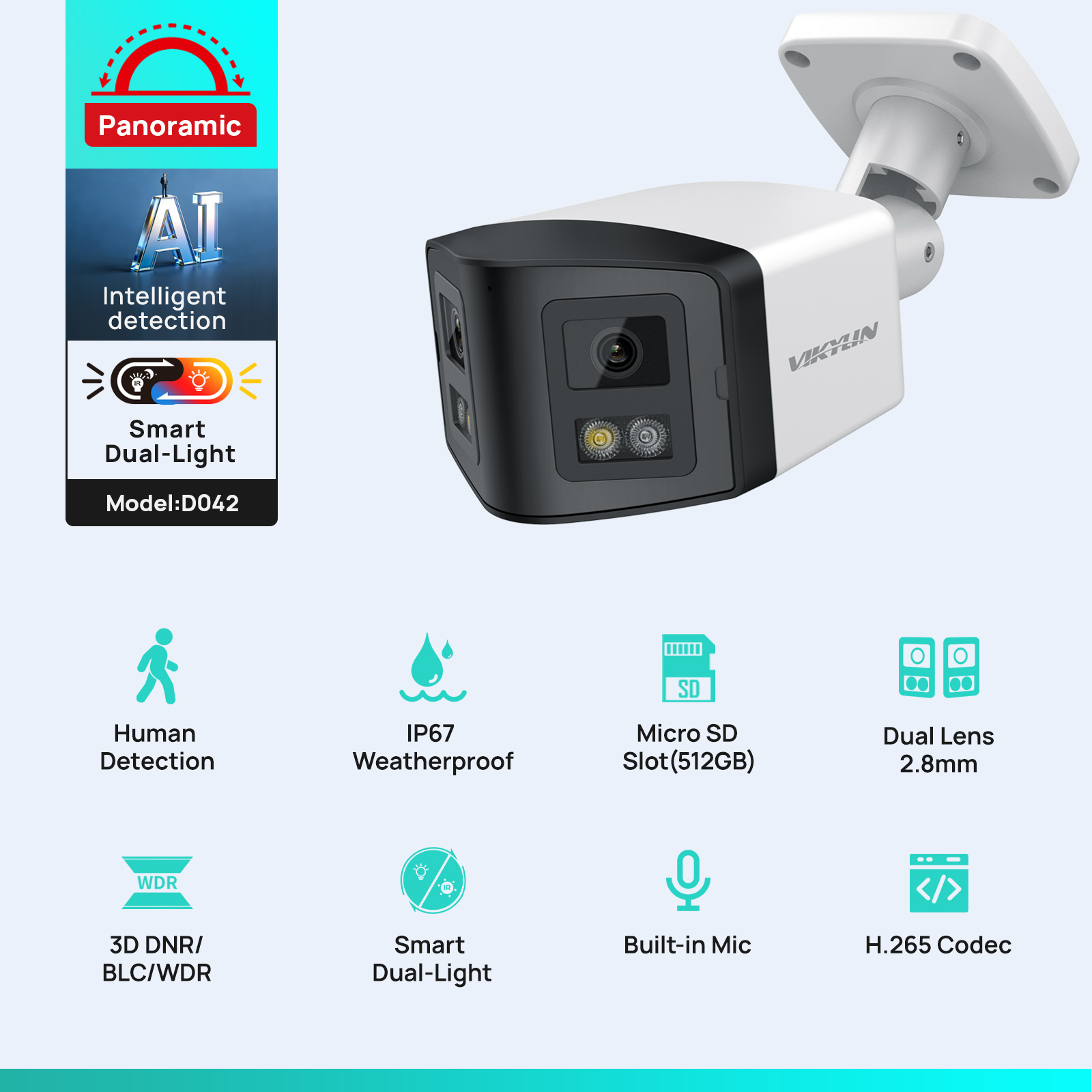 VIKYLIN 170° Panoramic Securit – Smart Home X10 recenzja i cena