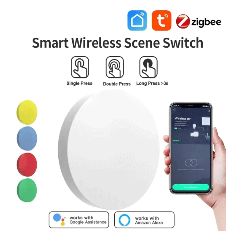 Tuya ZigBee Smart Wireless But – Smart Home Voice Control recenzja i cena