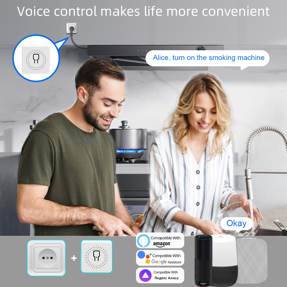 Tuya WiFi Smart Switch 1/2/3/4 – Smart Home Voice Control recenzja i cena