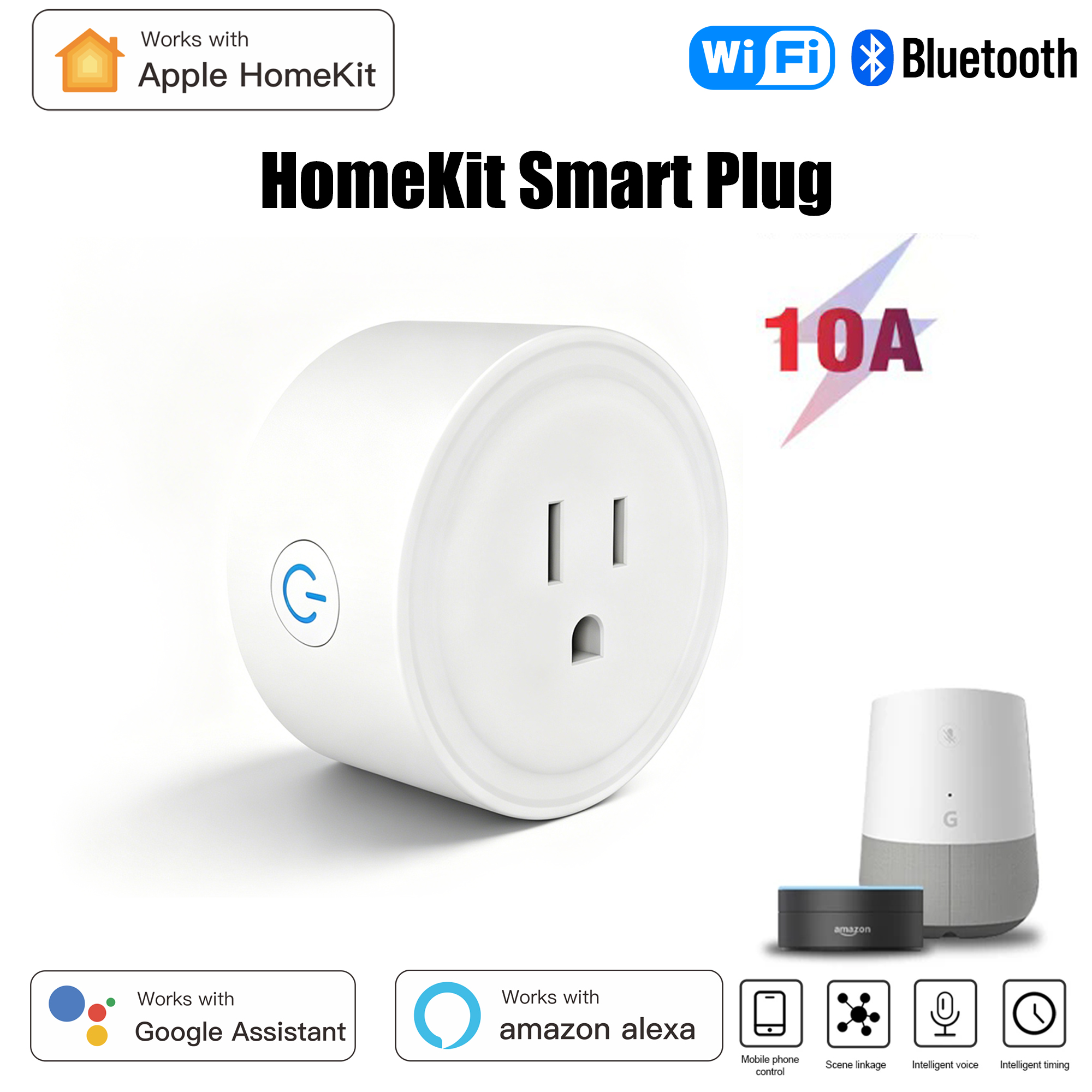 HomeKit US Round Smart Plug 10 – Smart Home Elements recenzja i cena