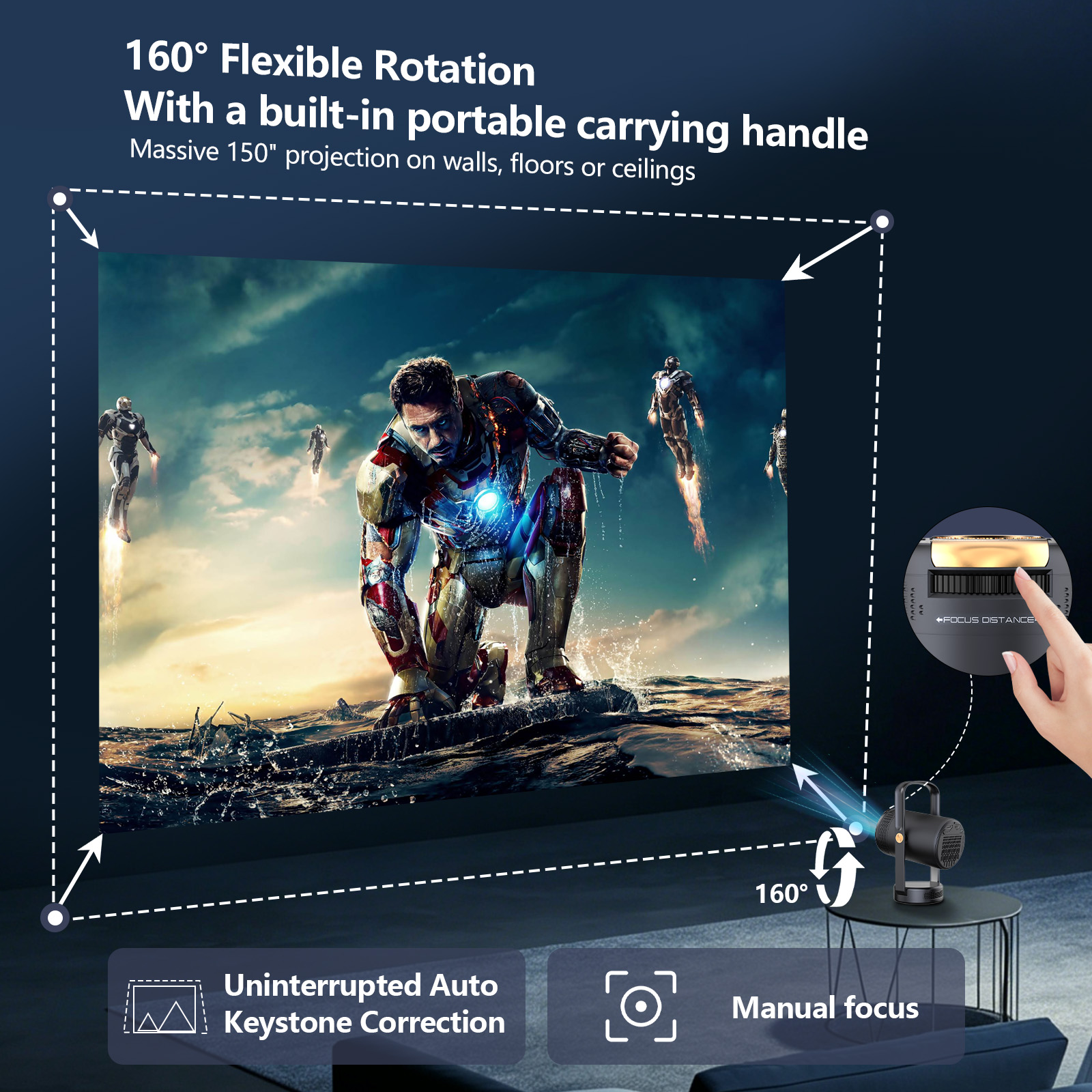 2026 New Smart Portable Projec – Smart Home X10 recenzja i cena