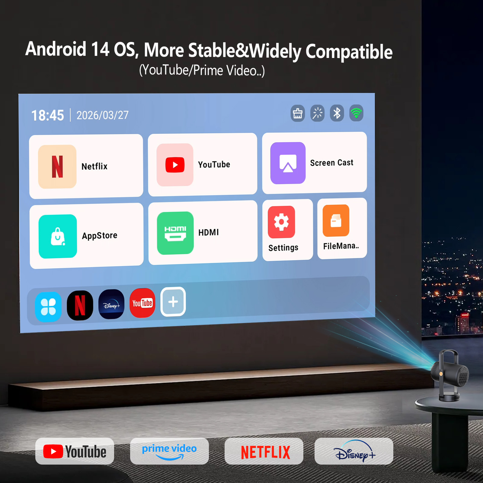 2026 New Smart Portable Projec – Smart Home X10 recenzja i cena