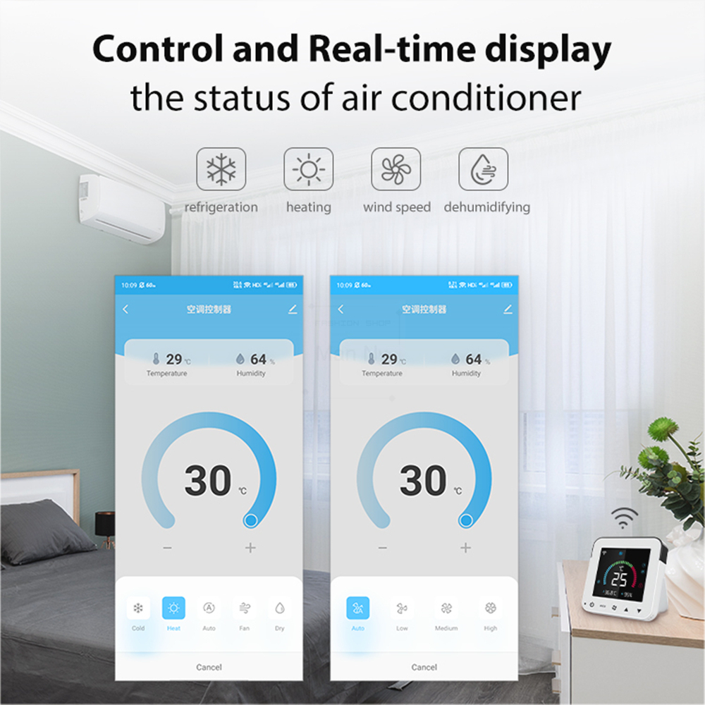 Smart Thermostat Tuya WiFi AC  – Smart Home Thermostat recenzja i cena