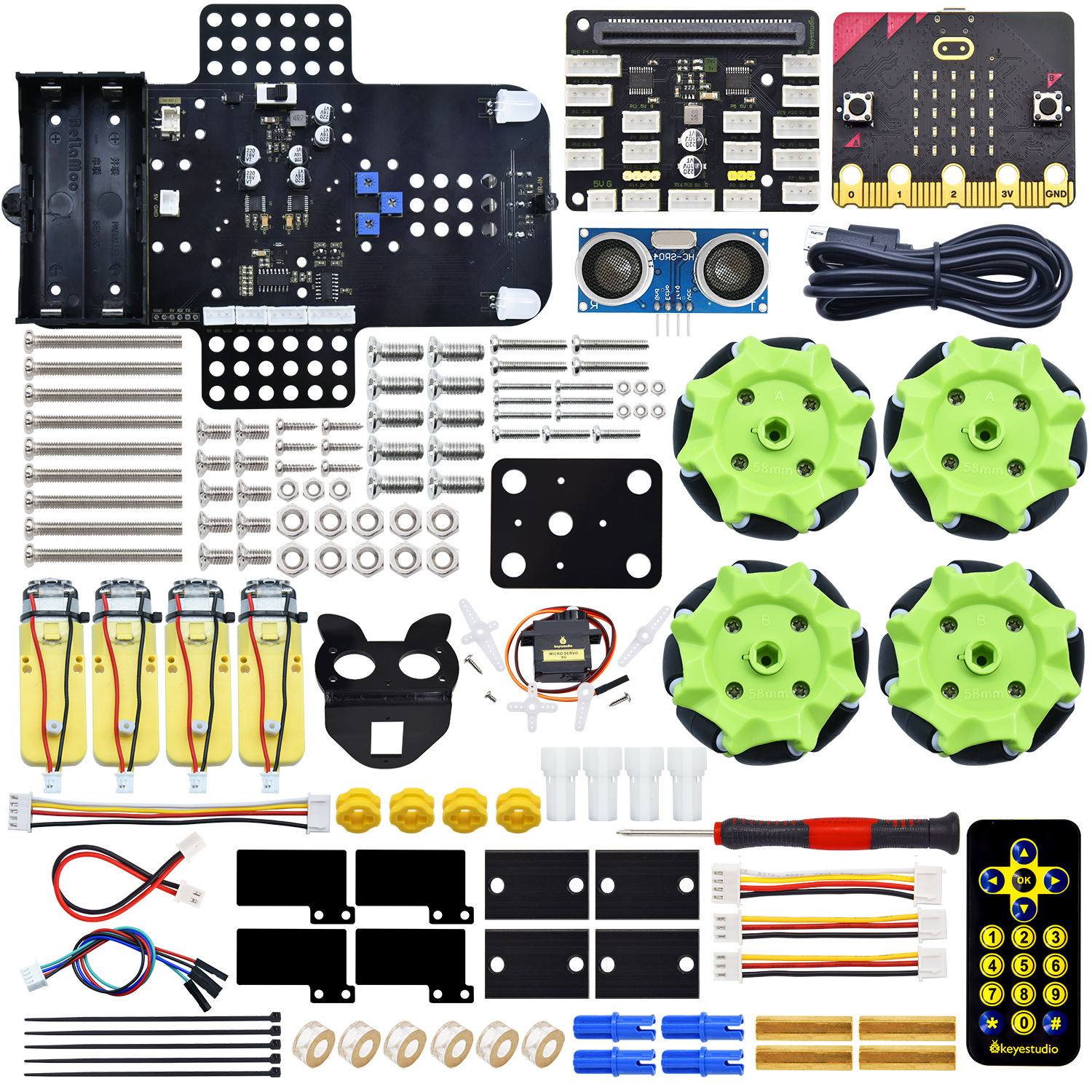 Keyestudio Microbit V2.0 4WD M – Smart Home Micro Bit recenzja i cena