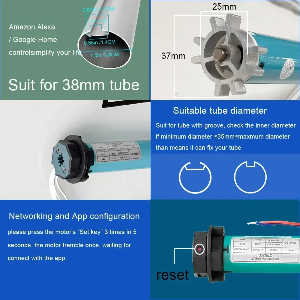 SZMYQ 25mm 2N Tuya Smart Curta – Smart Home Controller recenzja i cena