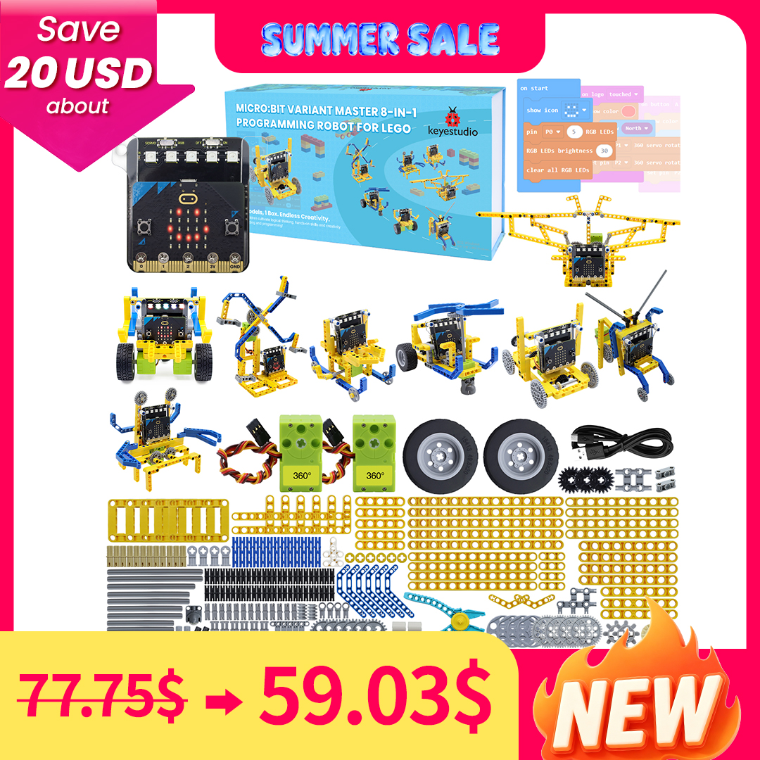 Keyestudio Micro:bit V2 Robot  – Smart Home Micro Bit recenzja i cena