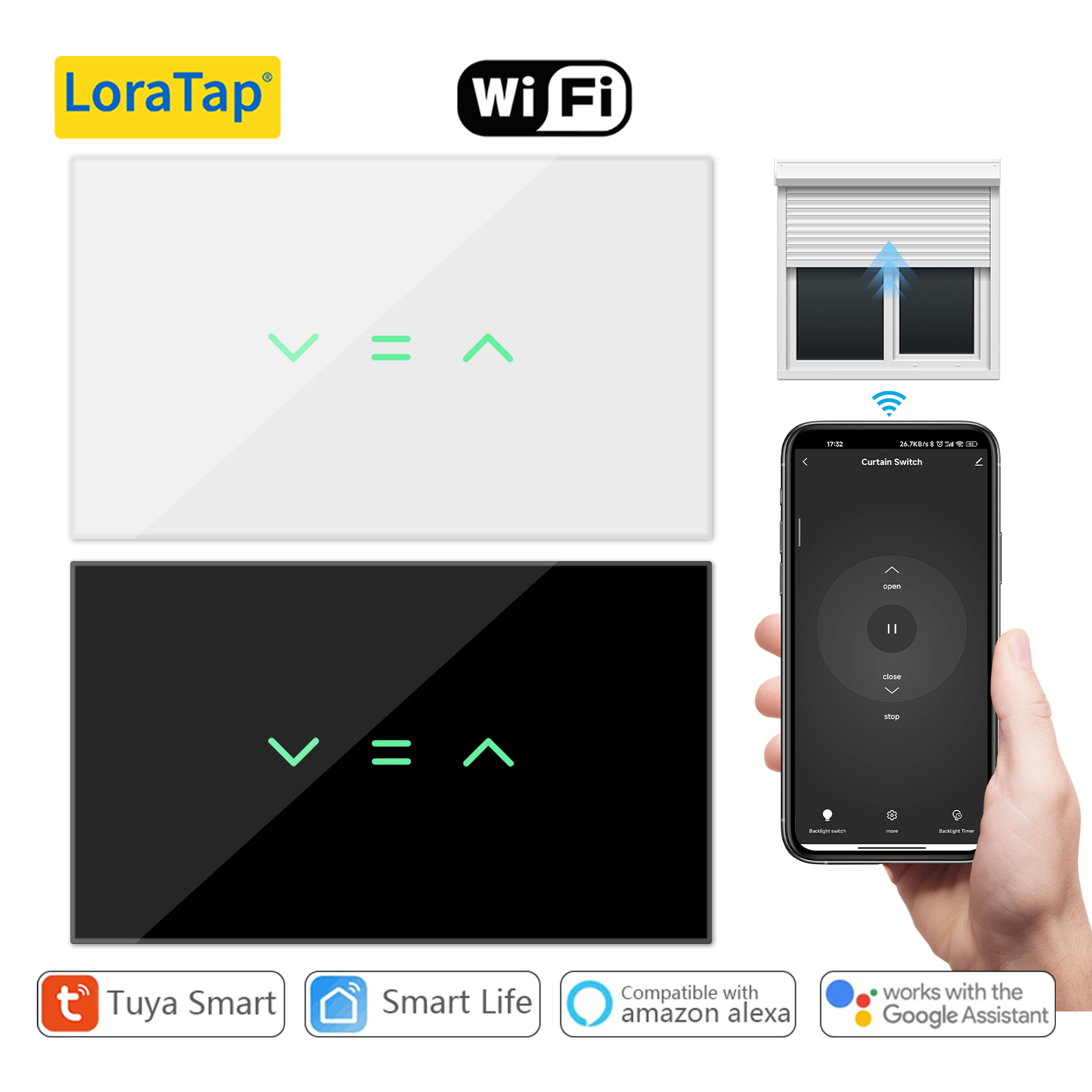 LoraTap US Curtain Blinds Roll – Universal Remote Smart Home recenzja i cena