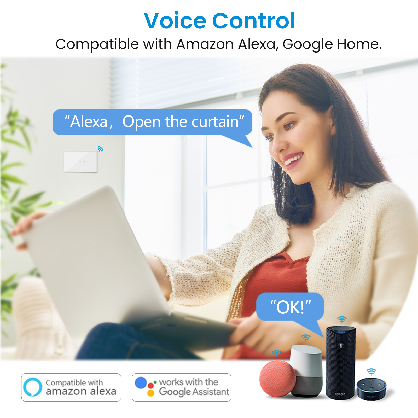 LoraTap US Curtain Blinds Roll – Universal Remote Smart Home recenzja i cena