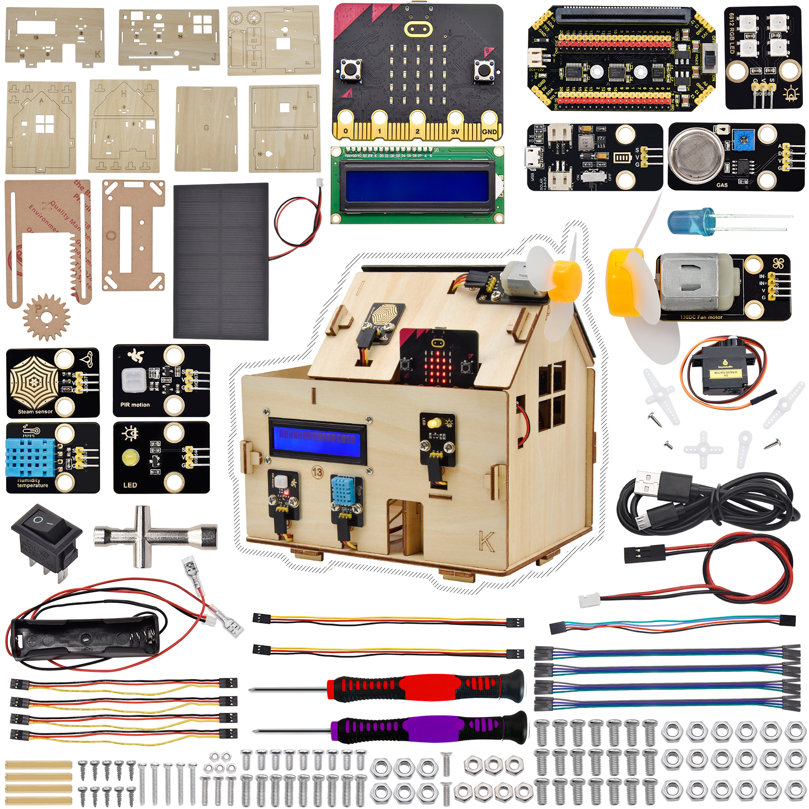 Keyestudio Microbit V2 Starter – Smart Home Micro Bit recenzja i cena