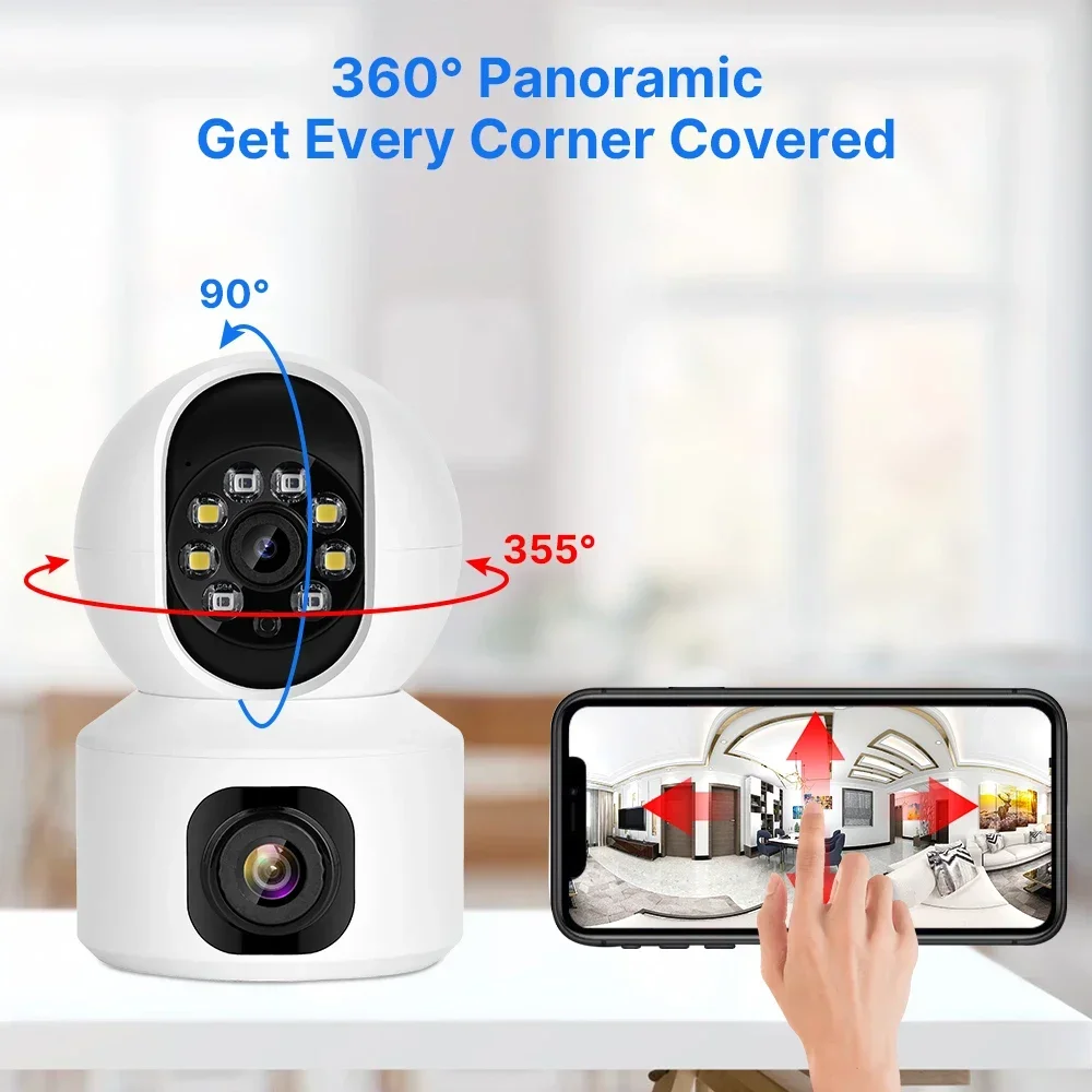 Dual Lens 2K 4MP PTZ Camera |  – Smart Home X10 recenzja i cena