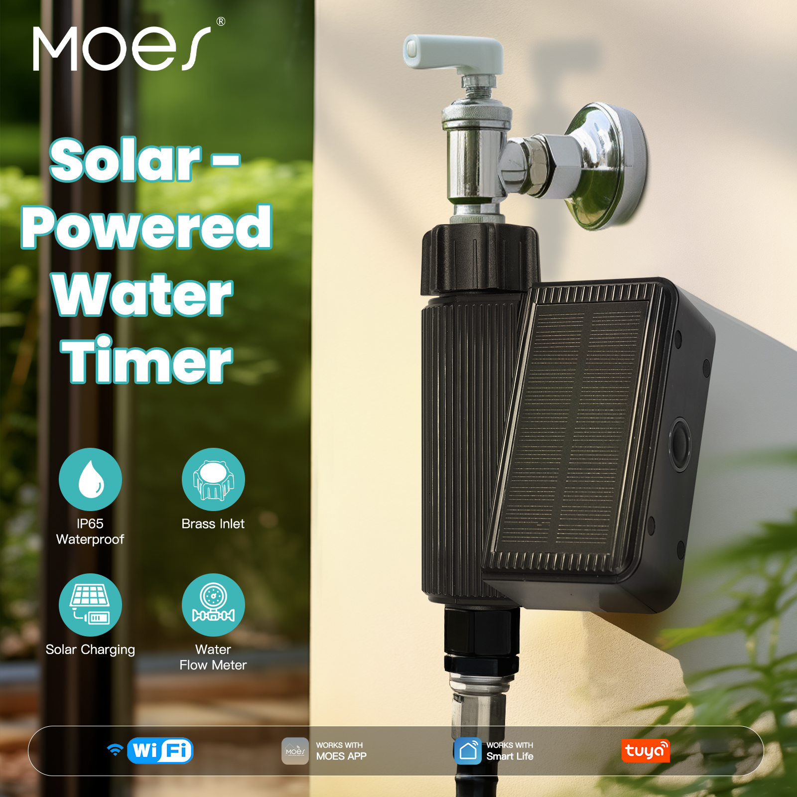 MOES Tuya US WiFi Solar Powere – Wifi Water Sensor recenzja i cena