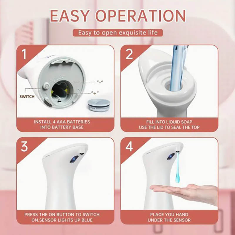 Automatic Sensor Hand Sanitize – Smart Home Elements recenzja i cena