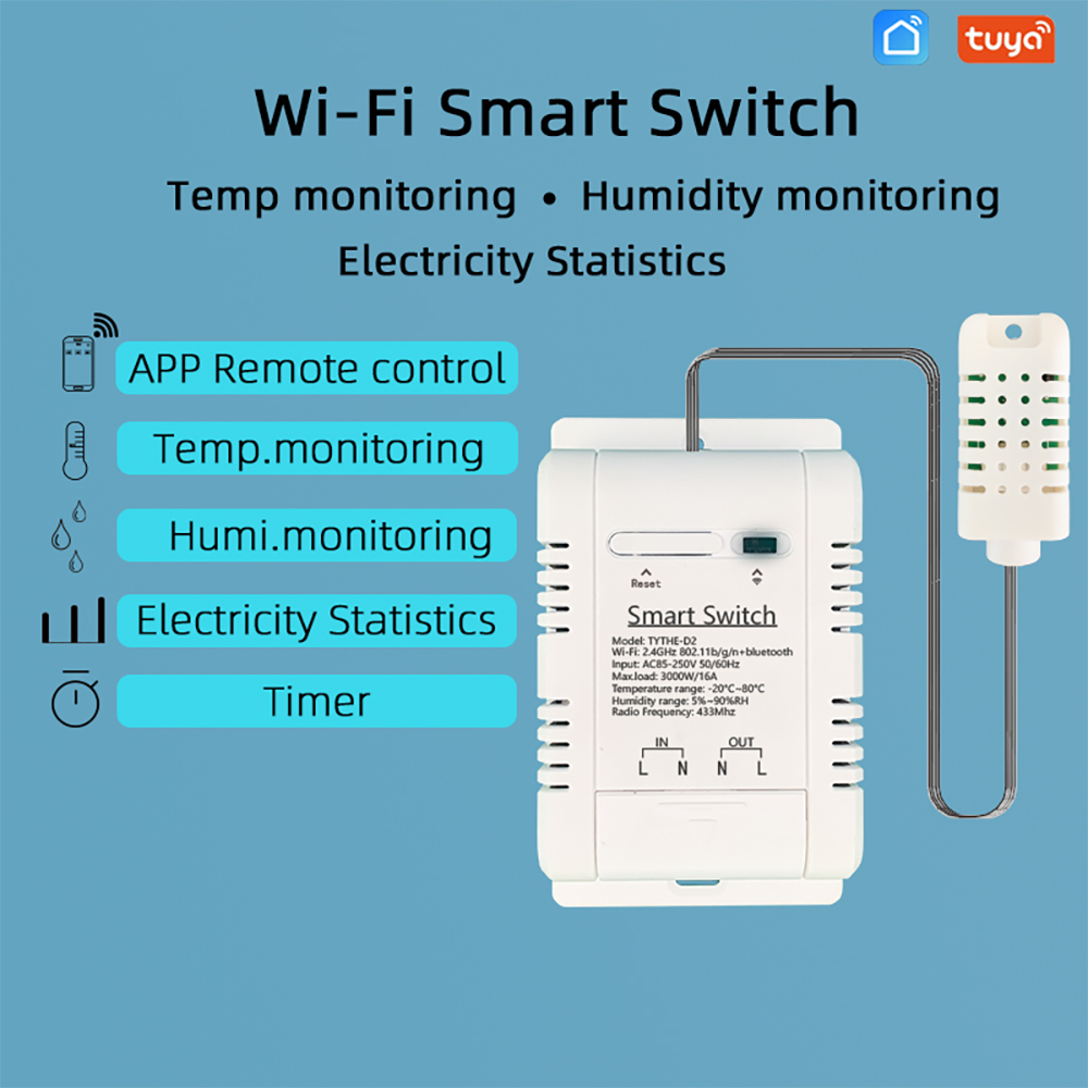 WiFi TH-16 Switch Tuya Wireles – Smart Home Thermostat recenzja i cena