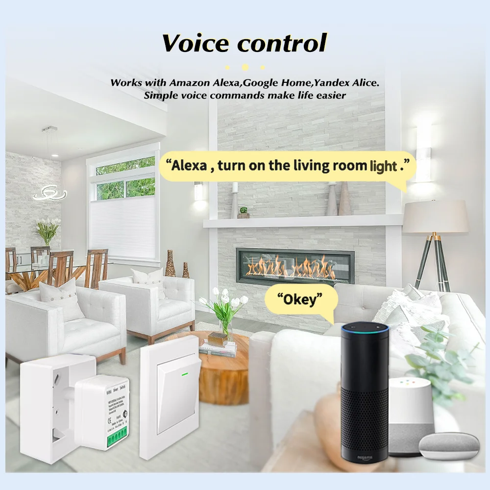 For Tuya Mini Smart WiFi Switc – Smart Home Voice Control recenzja i cena