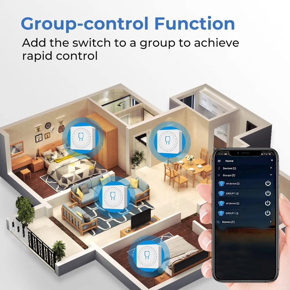 For Tuya Mini Smart WiFi Switc – Smart Home Voice Control recenzja i cena
