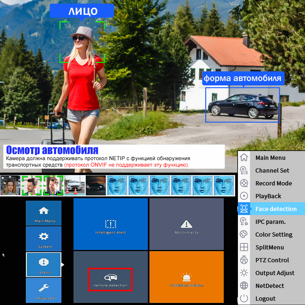 Face detection H.265 8ch*4K 4c – Security Ip Camera recenzja i cena