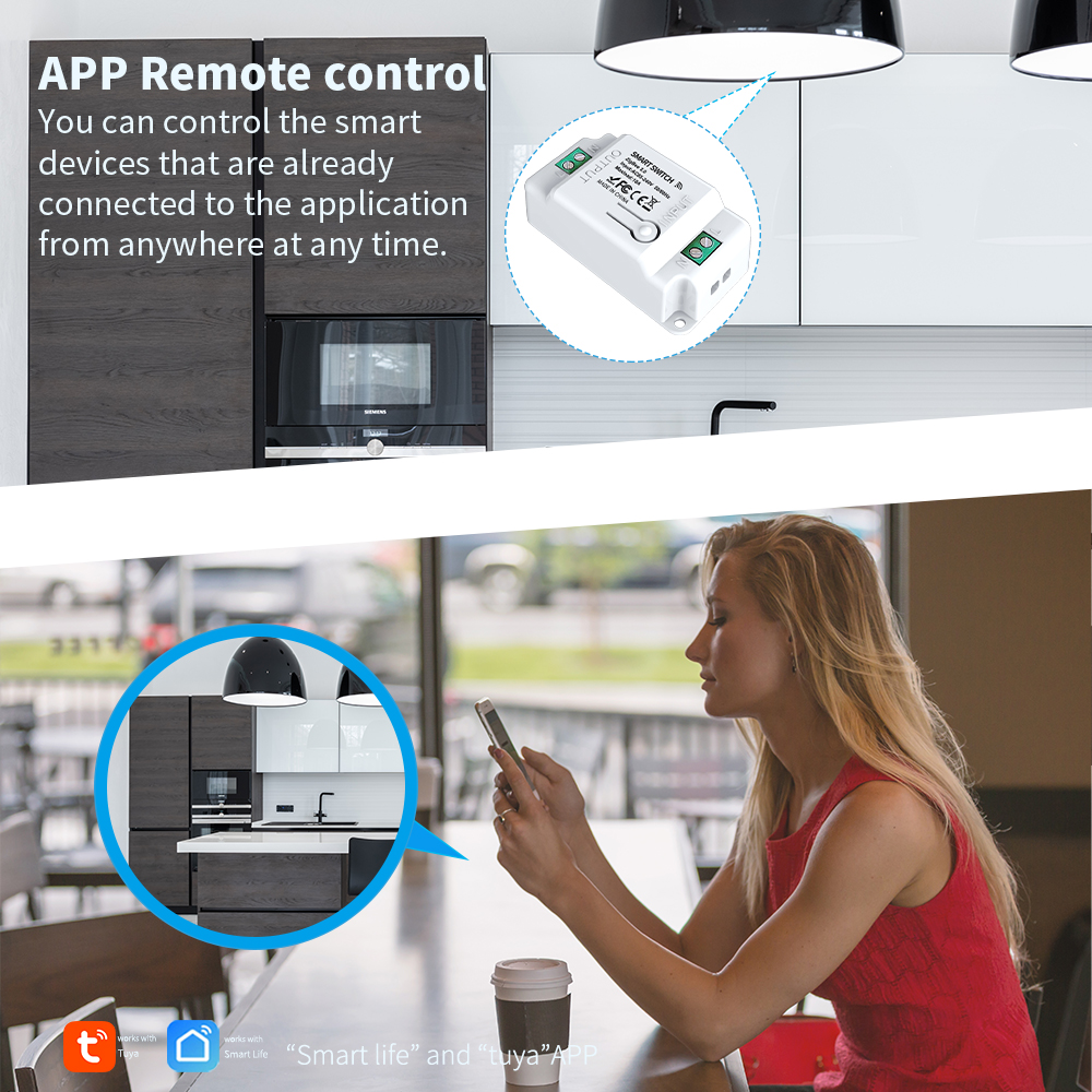 Tuya WiFi Smart Switch Wireles – Smart Home Voice Control recenzja i cena