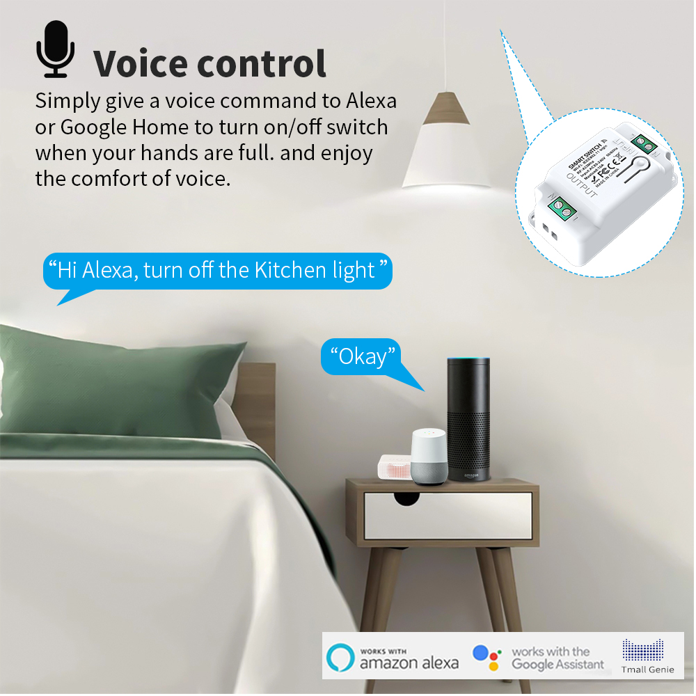 Tuya WiFi Smart Switch Wireles – Smart Home Voice Control recenzja i cena