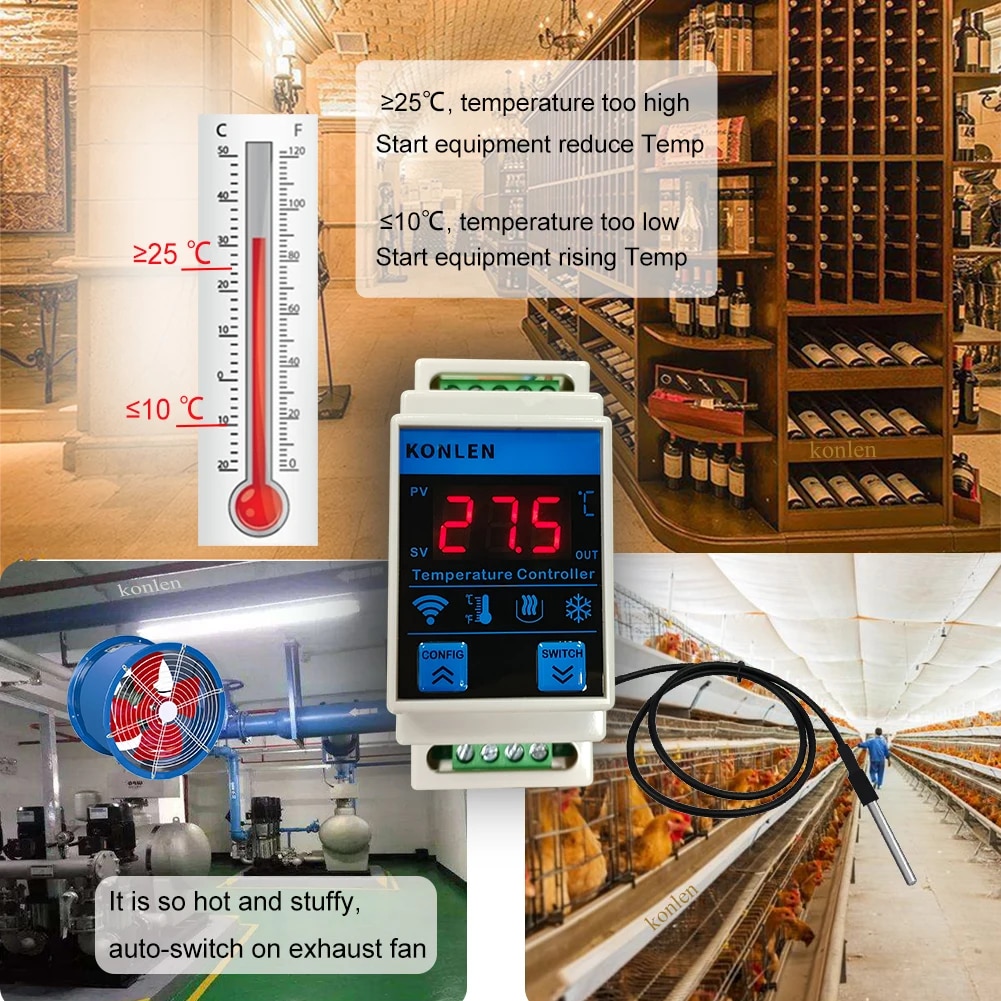 Tuya WIFI Temperature Sensor T – Smart Home Thermostat recenzja i cena
