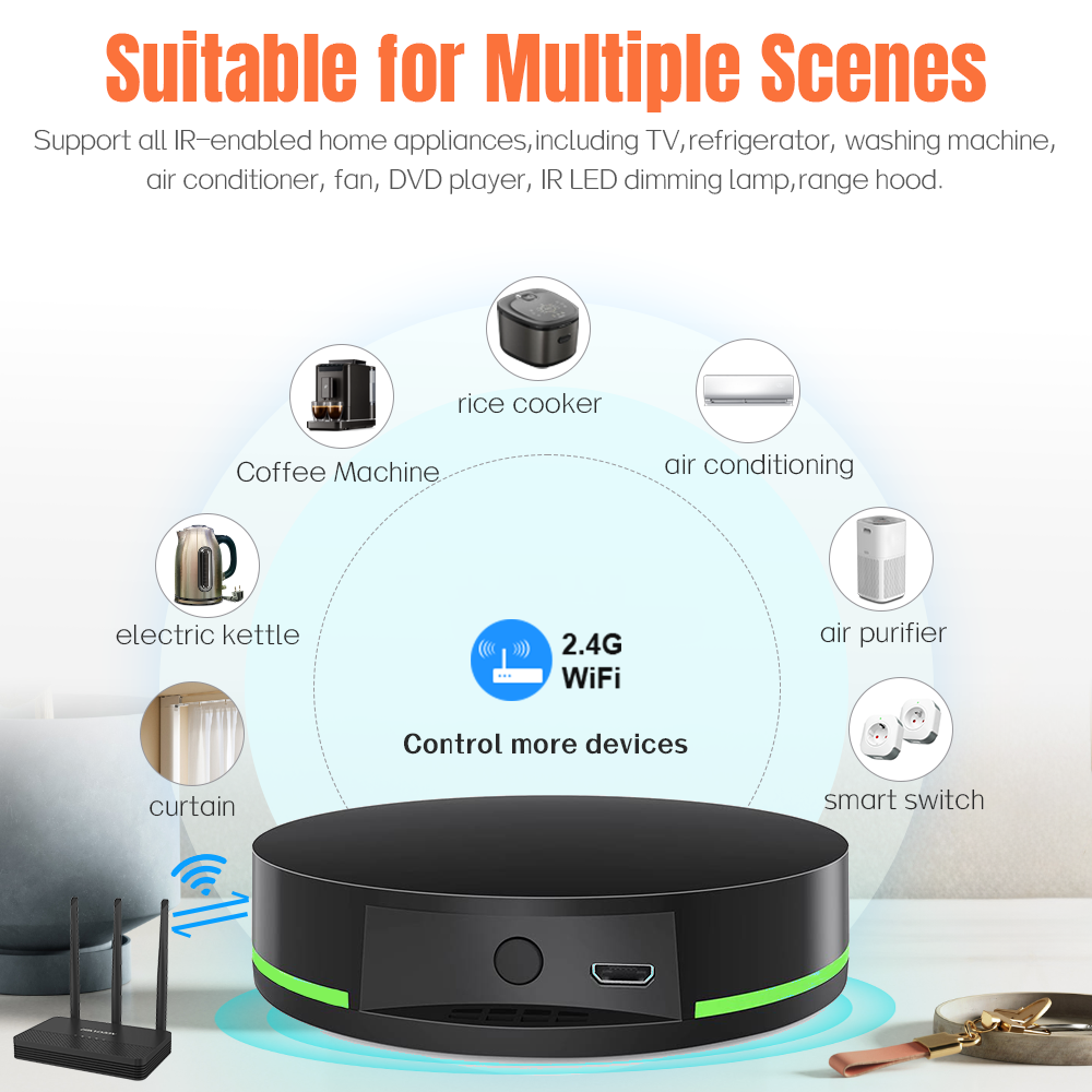 VBU Tuya WiFi IR Remote Contro – Universal Remote Smart Home recenzja i cena