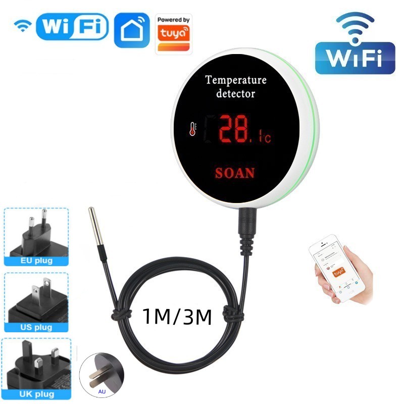 Tuya WiFi Temperature Senor 1M – Smart Home Thermostat recenzja i cena