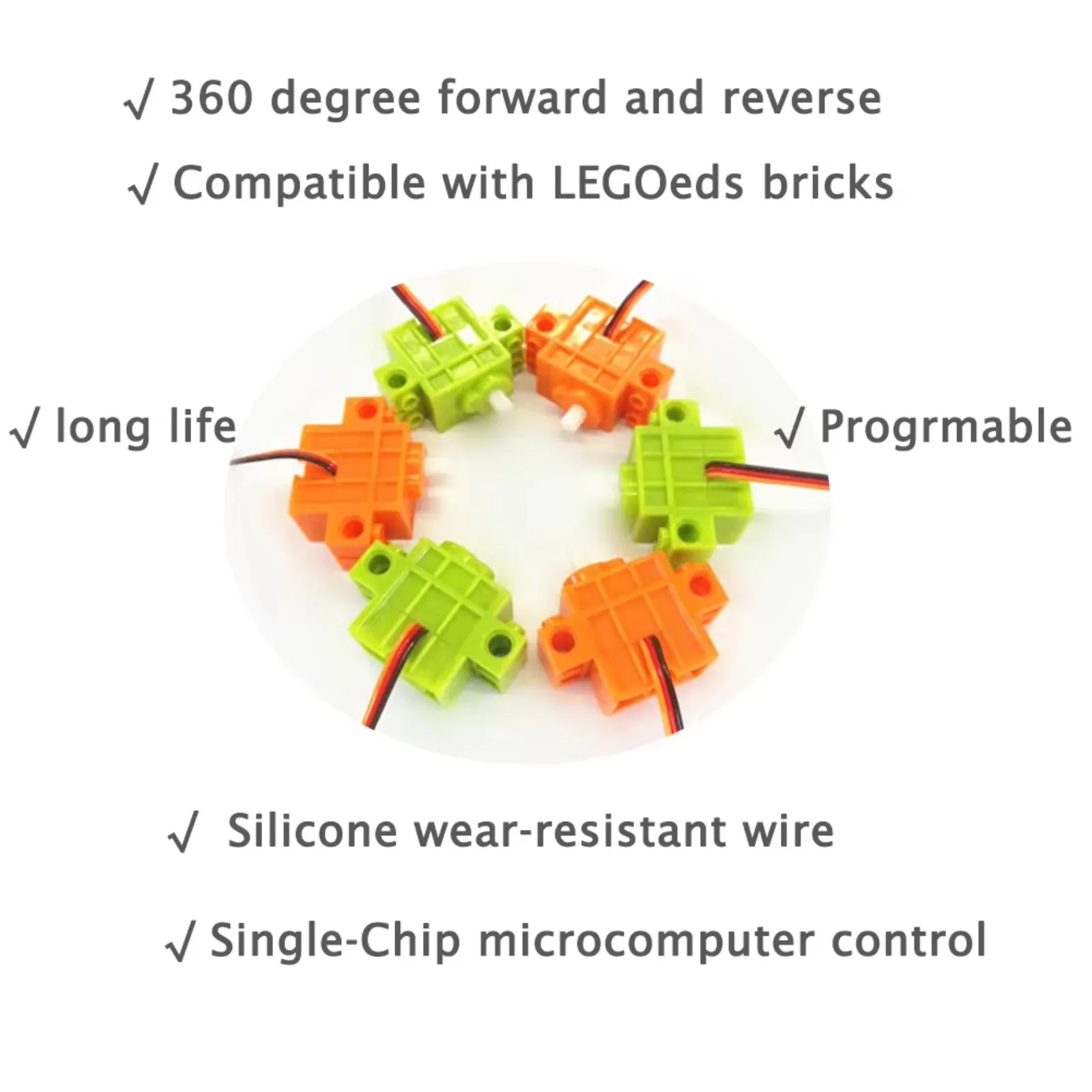 4pcs Geekservo 360 Degree Cont – Smart Home Micro Bit recenzja i cena