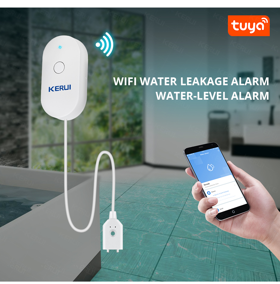 KERUI Smart  WiFi Water Sensor – Wifi Water Sensor recenzja i cena