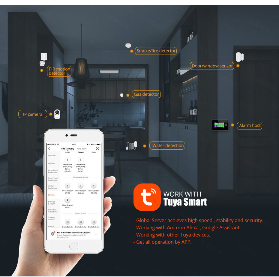 KERUI Smart  WiFi Water Sensor – Wifi Water Sensor recenzja i cena