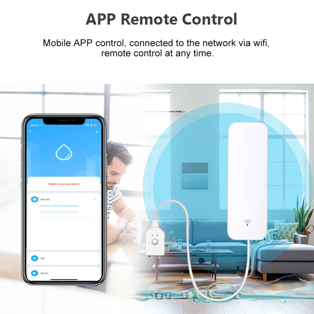 Tuya WiFi Zigbee Water Sensor  – Wifi Water Sensor recenzja i cena