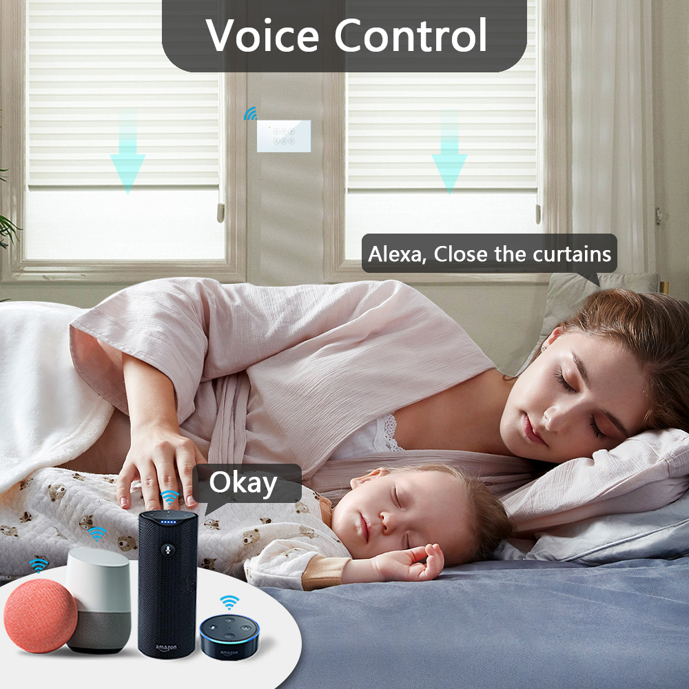 QCSMART WiFi Double Curtain US – Universal Remote Smart Home recenzja i cena