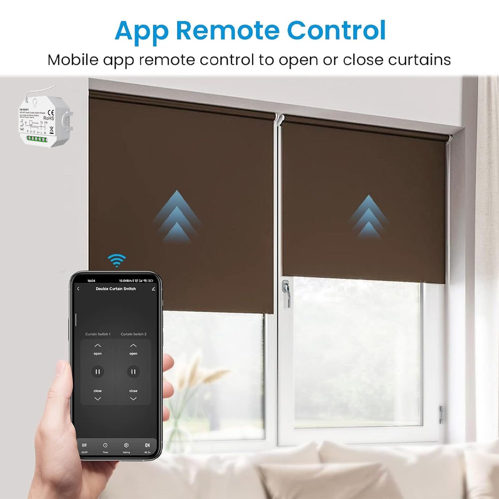 Smart Curtain Switch for Rolle – Smart Home Voice Control recenzja i cena