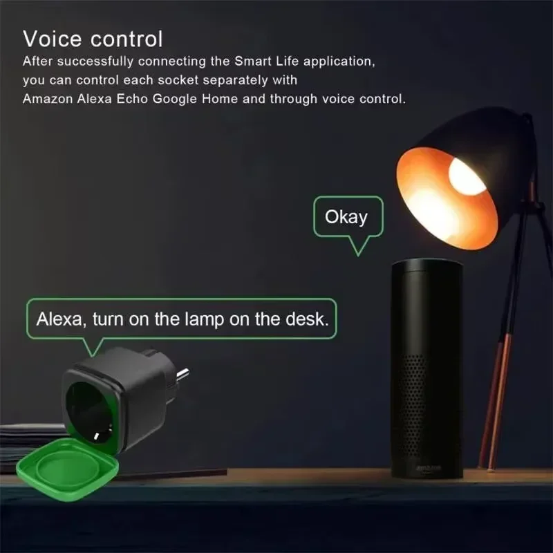 Tuya EU 16A WiFi Smart Waterpr – Smart Home Voice Control recenzja i cena