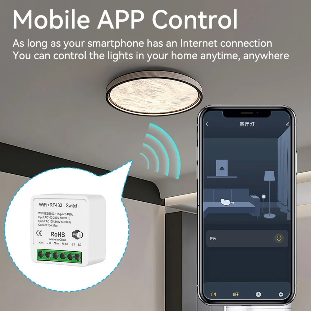 Voice Control Module WiFi RF43 – Smart Home Voice Control recenzja i cena