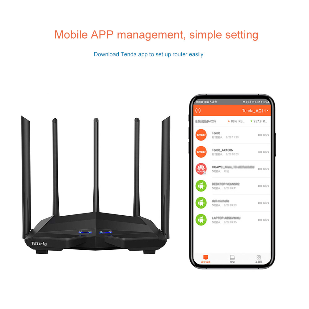 Tenda AC11 Gigabit WiFi Router – Smart Home X10 recenzja i cena