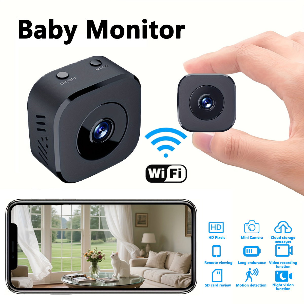 1080P HD Mini WiFi Camera Indo – Security Ip Camera recenzja i cena